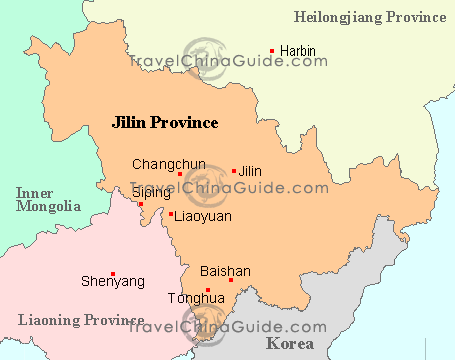 changchun jillin map